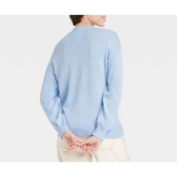 Target Women's Sanrio Cinnamoroll Graphic Sweater Light Blue Size Medium  SB - Picture 9 of 9